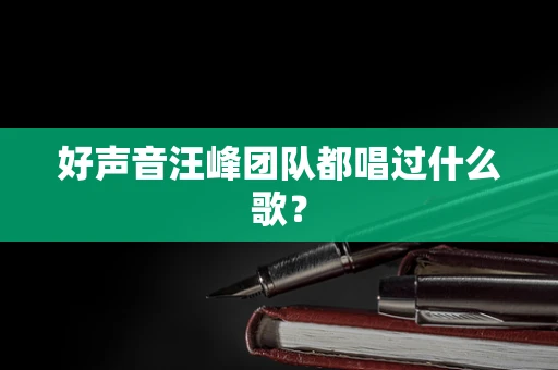 好声音汪峰团队都唱过什么歌？