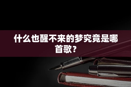 什么也醒不来的梦究竟是哪首歌？