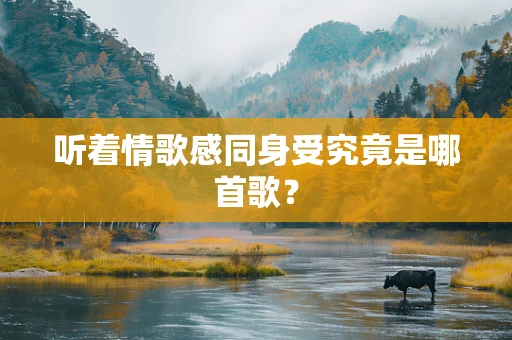 听着情歌感同身受究竟是哪首歌？