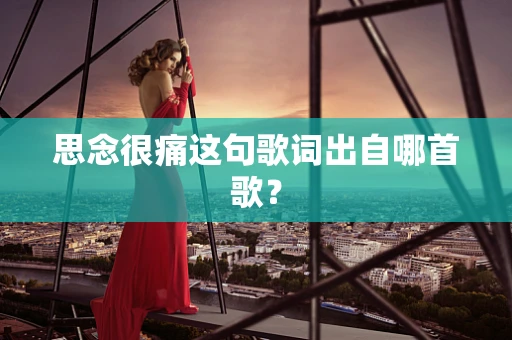 思念很痛这句歌词出自哪首歌？