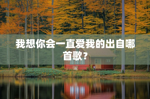 我想你会一直爱我的出自哪首歌？