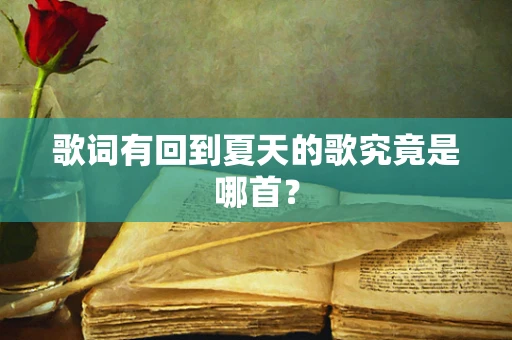 歌词有回到夏天的歌究竟是哪首？