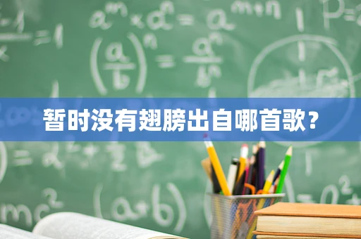 暂时没有翅膀出自哪首歌？