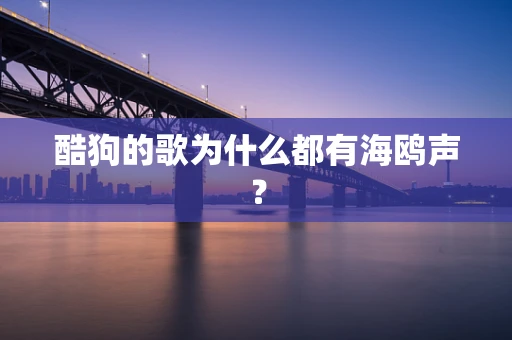 酷狗的歌为什么都有海鸥声？