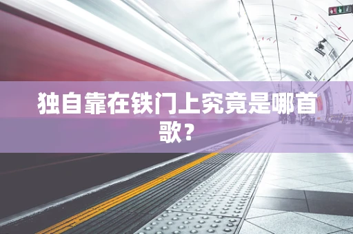 独自靠在铁门上究竟是哪首歌？