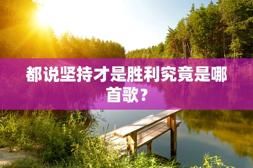 都说坚持才是胜利究竟是哪首歌？