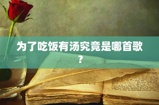 为了吃饭有汤究竟是哪首歌？