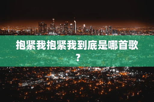 抱紧我抱紧我到底是哪首歌？