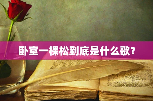 卧室一棵松到底是什么歌？