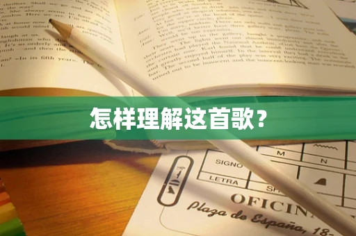 怎样理解这首歌？
