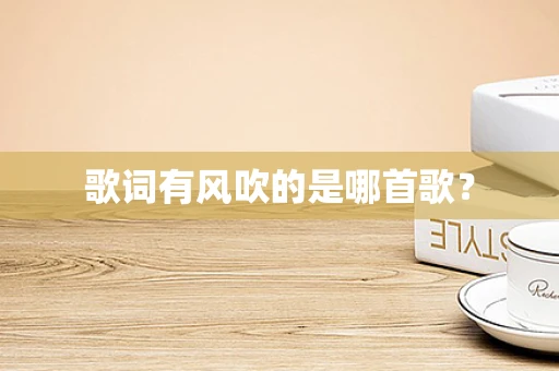 歌词有风吹的是哪首歌？