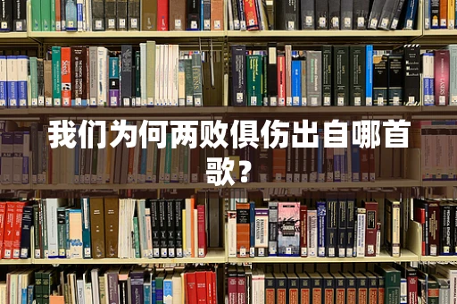 我们为何两败俱伤出自哪首歌？