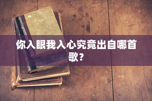 你入眼我入心究竟出自哪首歌？