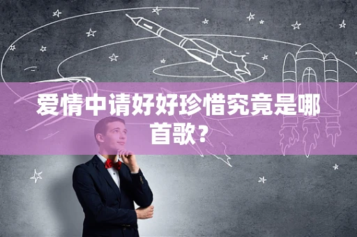 爱情中请好好珍惜究竟是哪首歌？