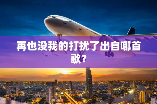 再也没我的打扰了出自哪首歌？