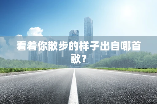 看着你散步的样子出自哪首歌？
