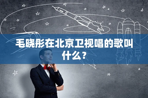 毛晓彤在北京卫视唱的歌叫什么？