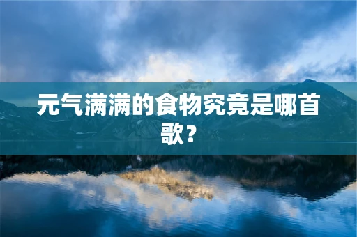 元气满满的食物究竟是哪首歌？