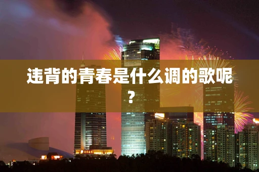 违背的青春是什么调的歌呢？