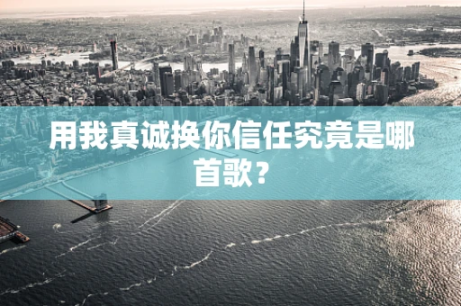 用我真诚换你信任究竟是哪首歌？