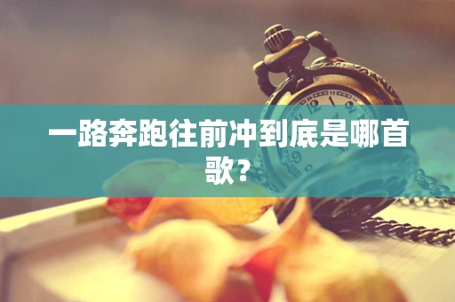 一路奔跑往前冲到底是哪首歌？