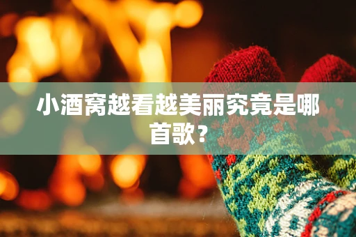 小酒窝越看越美丽究竟是哪首歌？