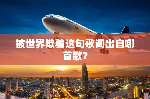 被世界欺骗这句歌词出自哪首歌？
