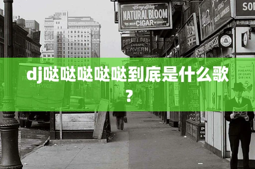 dj哒哒哒哒哒到底是什么歌？