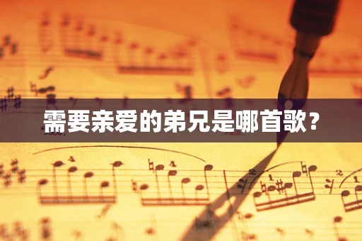 需要亲爱的弟兄是哪首歌？