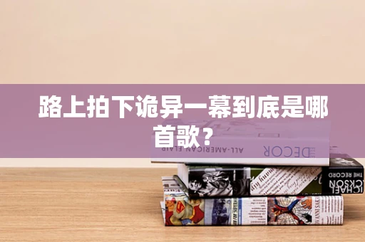 路上拍下诡异一幕到底是哪首歌？