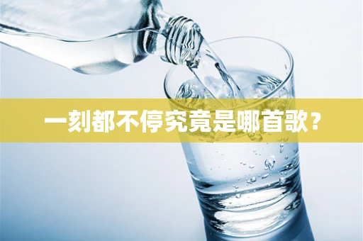 一刻都不停究竟是哪首歌？