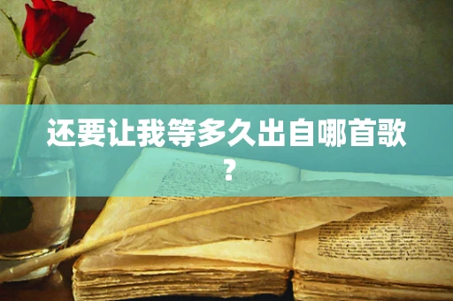 还要让我等多久出自哪首歌？