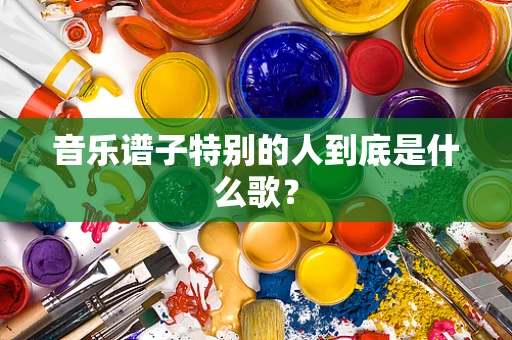 音乐谱子特别的人到底是什么歌？