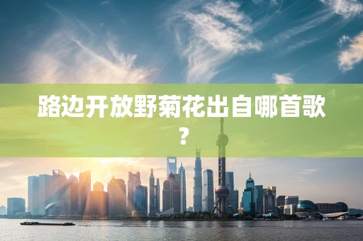 路边开放野菊花出自哪首歌？