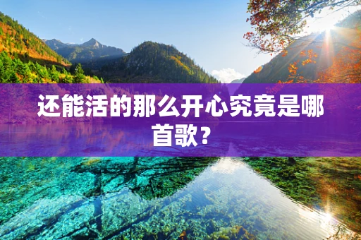 还能活的那么开心究竟是哪首歌？