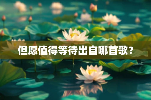 但愿值得等待出自哪首歌？