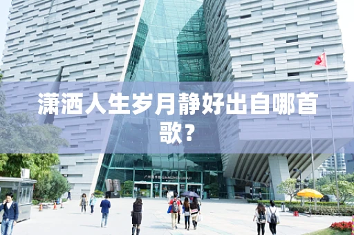 潇洒人生岁月静好出自哪首歌？