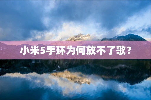 小米5手环为何放不了歌？