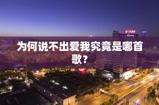 为何说不出爱我究竟是哪首歌？