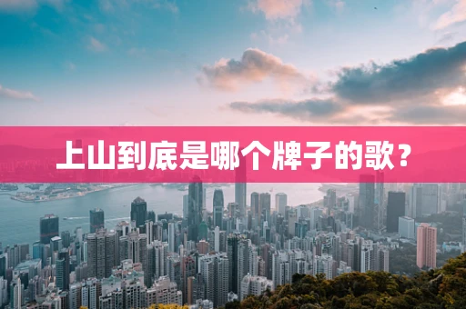 上山到底是哪个牌子的歌？