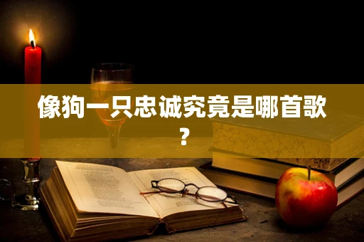 像狗一只忠诚究竟是哪首歌？