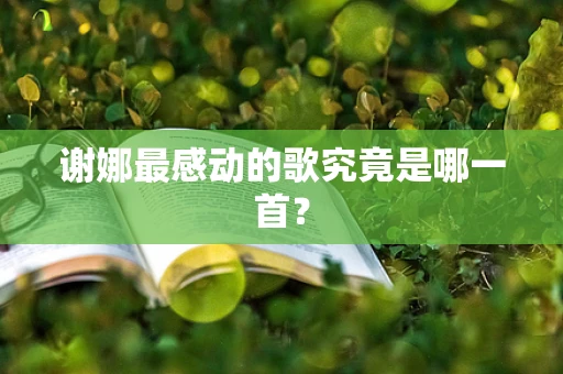 谢娜最感动的歌究竟是哪一首？