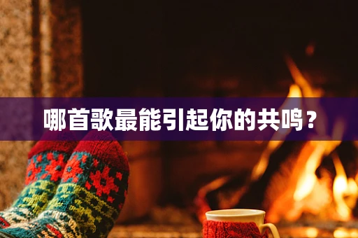 哪首歌最能引起你的共鸣？