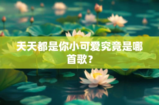 天天都是你小可爱究竟是哪首歌？