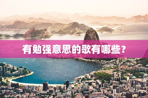 有勉强意思的歌有哪些？