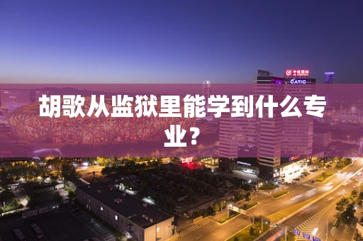 胡歌从监狱里能学到什么专业？