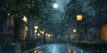 美好的夜晚下着雨究竟是哪首歌？