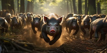 十几只野猪狂奔究竟是哪首歌？
