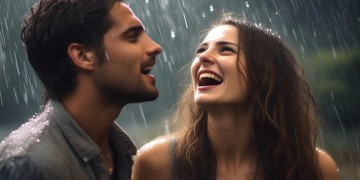 在雨里唱歌的夫妻的那首歌叫什么？