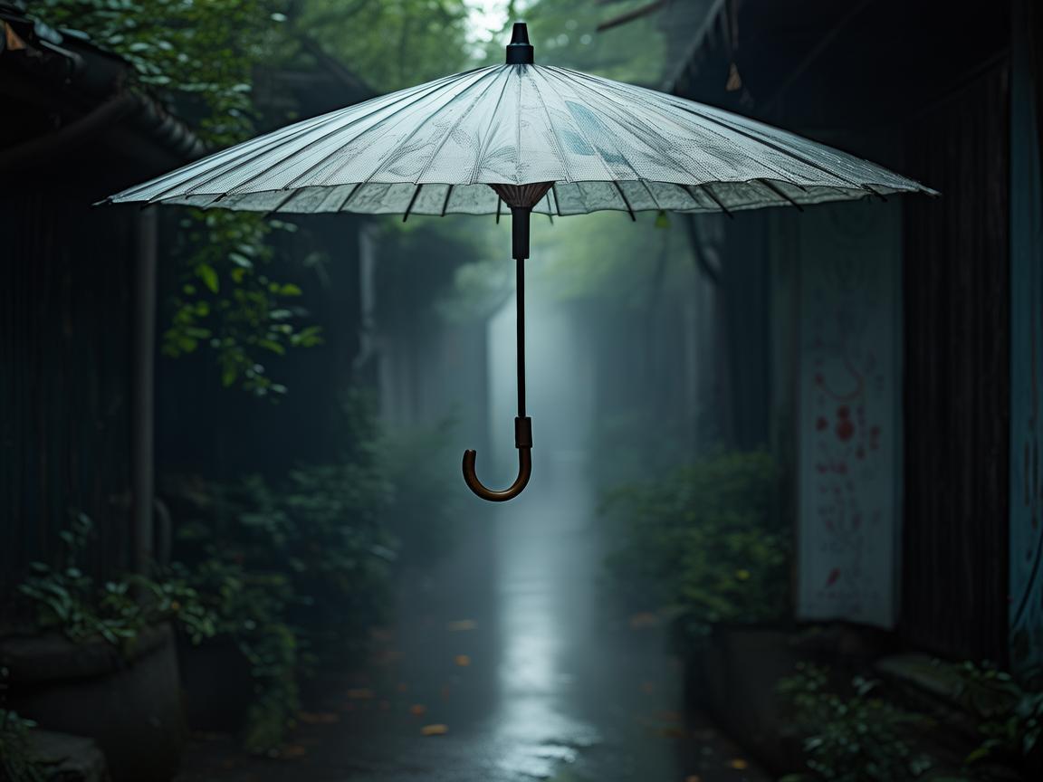 油纸伞下的脸出自哪首歌？